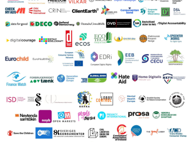 Digital Fairness Act letter signatures